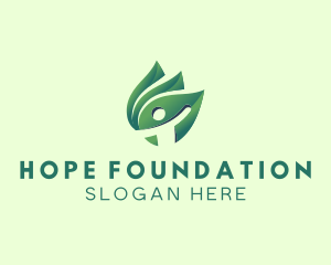 Nonprofit - Eco Friendly Human Leaf logo design