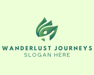 Planting - Eco Friendly Human Leaf logo design
