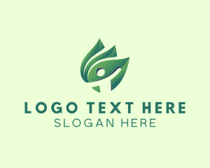 Eco Friendly Human Leaf Logo