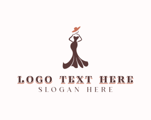 Hat - Dress Fashion Model Boutique logo design