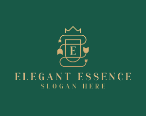 Elegant Flower Crown logo design