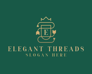 Elegant Flower Crown logo design