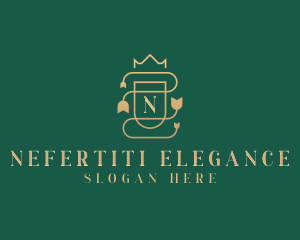 Elegant Flower Crown logo design