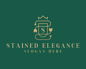 Elegant Flower Crown logo design