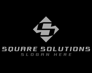 Modern Industrial Letter S logo design