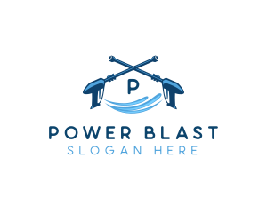 Water Power Washer logo design