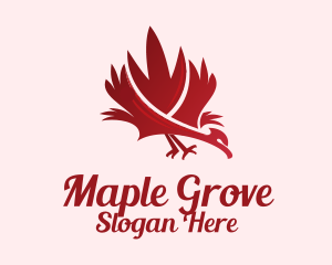 Maple - Red Maple Eagle logo design