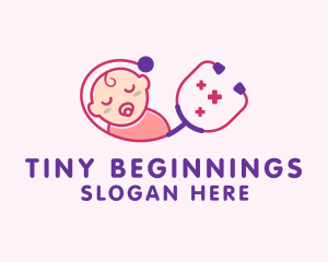 Neonatal - Newborn Baby Pediatrician logo design