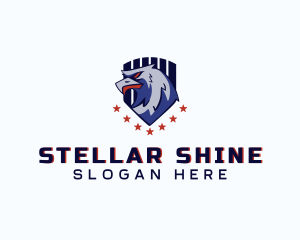 Stars - Stars Eagle Shield logo design