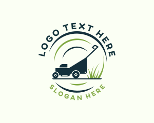 Lawn Care Landscaping Logo