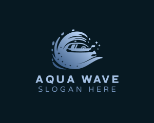 Water - Water Car Wash logo design