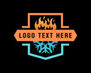 Ice Fire Season Temperature Logo