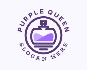 Purple Perfume Bottle logo design