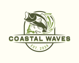 Sea Coast Fishing logo design