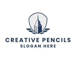 Skyscraper Building City logo design