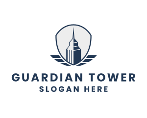 Skyscraper Building City logo design