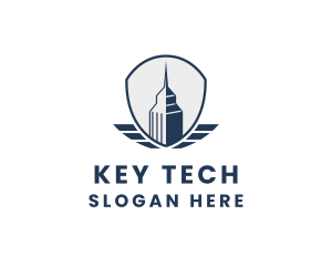 Skyscraper Building City logo design