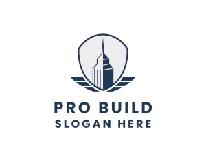 Skyscraper Building City logo design