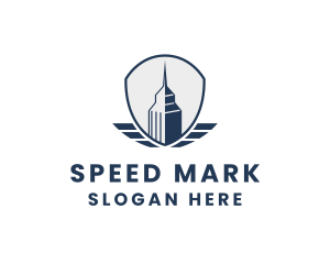 Skyscraper Building City logo design