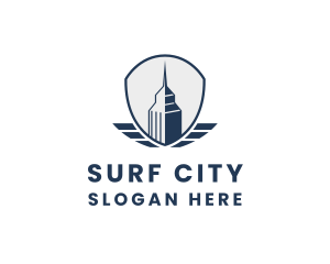 Skyscraper Building City logo design