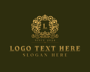 Luxury Florist Wedding Logo