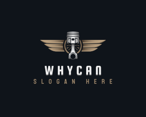 Car Piston Wings Logo