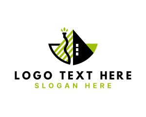 Leaf - Natural Eco House logo design