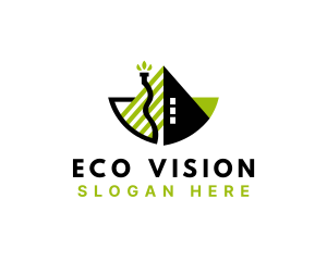 Natural Eco House logo design