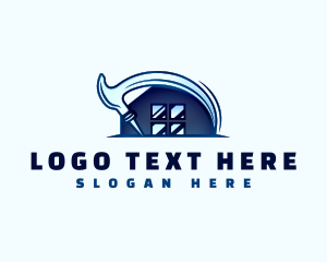 Contractor - Hammer Construction Nail logo design