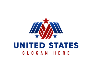 Aviation Wings USA logo design