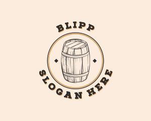 Pub - Beer Barrel Brewery logo design