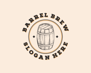 Beer Barrel Brewery logo design