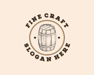 Beer Barrel Brewery logo design