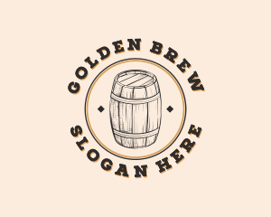 Lager - Beer Barrel Brewery logo design