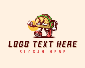 Salsa - Mexican Mustache Taco logo design