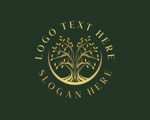 Plant - Luxury Tree Park logo design