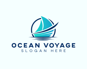 Sailor Boat Travel logo design