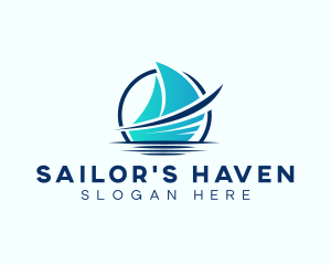 Sailor Boat Travel logo design