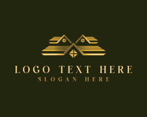 Rental - Roof Luxury Builder logo design