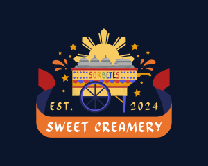 Filipino Ice Cream Dessert logo design