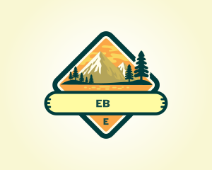 Outdoor Mountain Adventure Logo