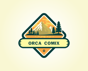 Outdoor Mountain Adventure Logo