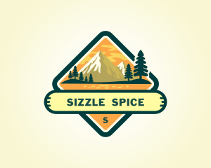 Outdoor Mountain Adventure Logo