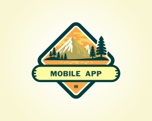 Explore - Outdoor Mountain Adventure logo design