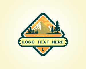 Outdoor Mountain Adventure Logo