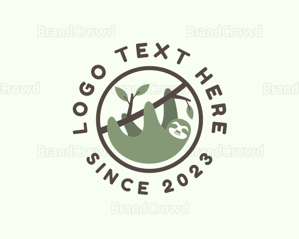 Forest Branch Sloth Logo