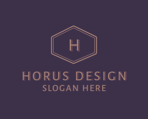 Hexagon Fashion Apparel Boutique logo design