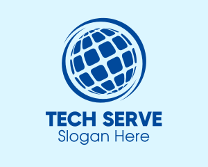 Server - Pixel Global Company logo design