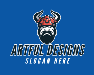 Angry Viking Gaming logo design