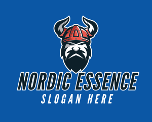 Nordic - Angry Viking Gaming logo design